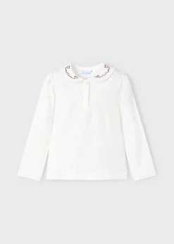 Polo colletto decorato bambina^Mayoral Discount