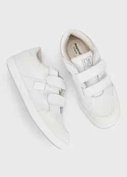 Scarpe sportive pelle con doppio velcro bambino^Mayoral Cheap