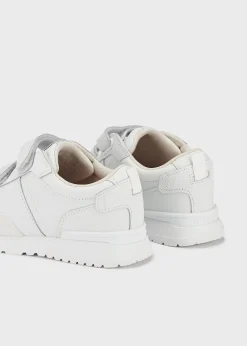 Scarpe sportive pelle con doppia chiusura velcro bambino^Mayoral Hot