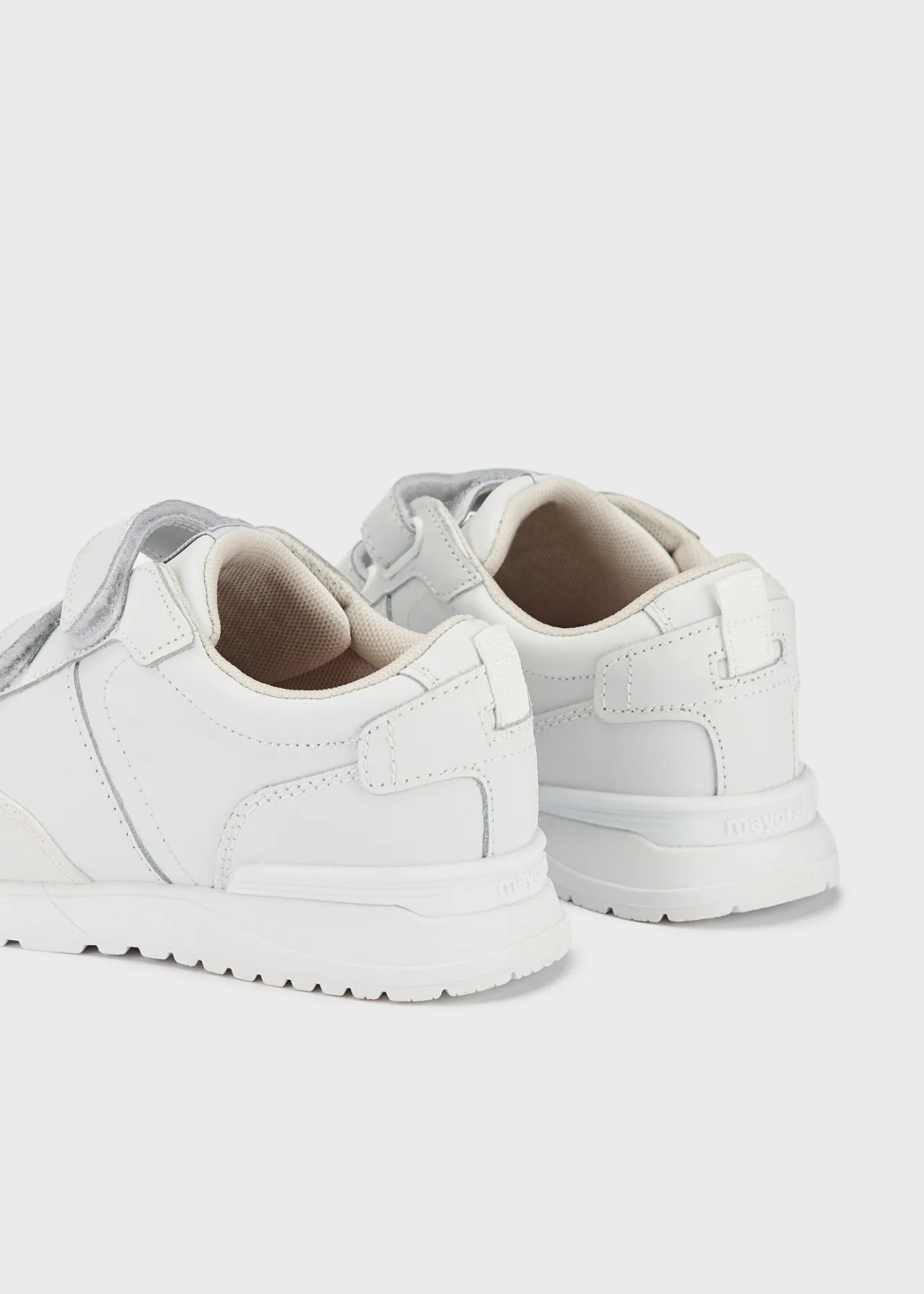 Scarpe sportive pelle con doppia chiusura velcro bambino^Mayoral Hot