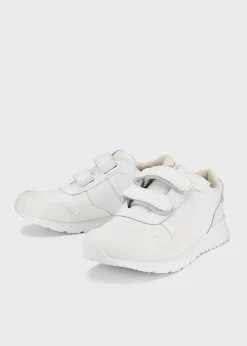 Scarpe sportive pelle con doppia chiusura velcro bambino^Mayoral Hot