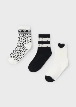 Set 3 calze cuori bambina^Mayoral Cheap