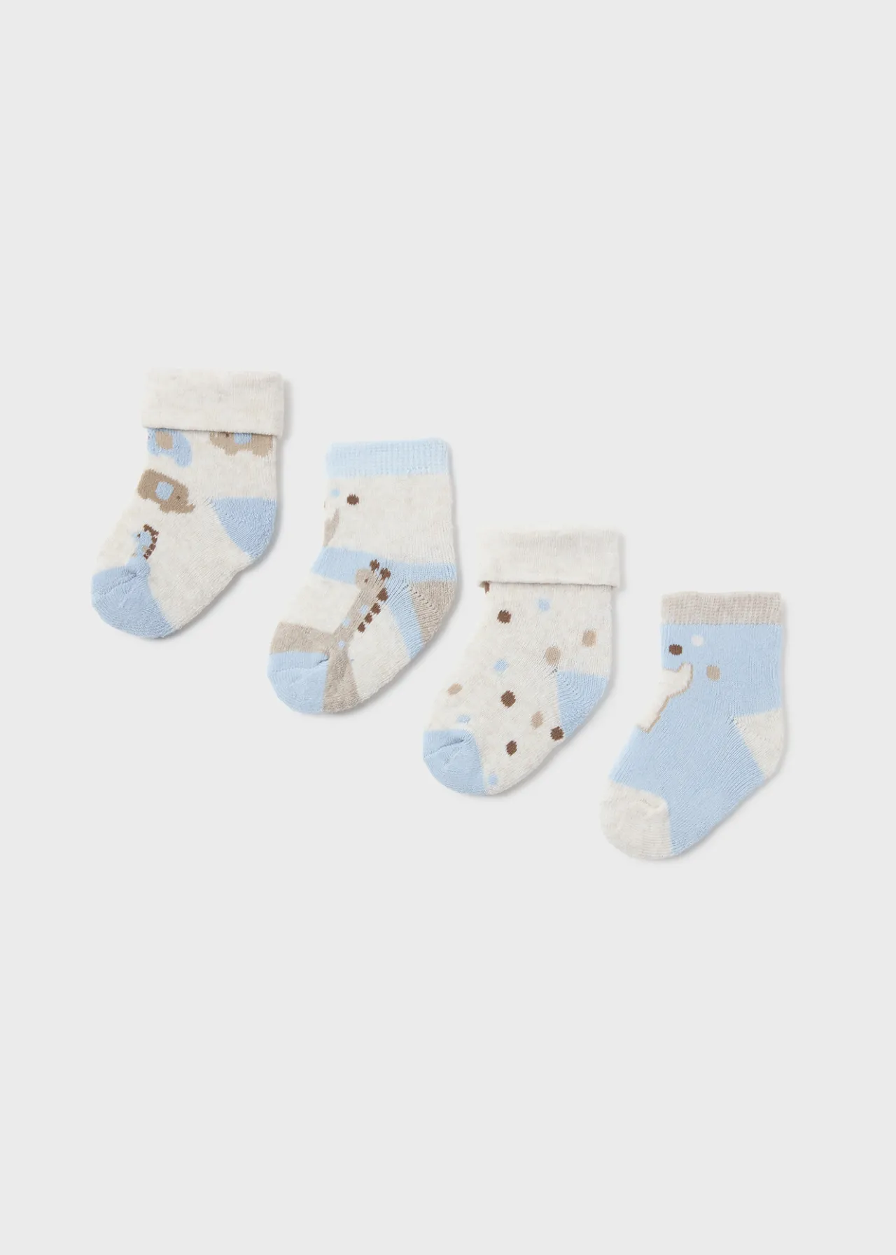 Set 4 calzini animaletti neonato^Mayoral Sale