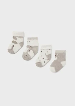 Set 4 calzini animaletti neonato^Mayoral Store