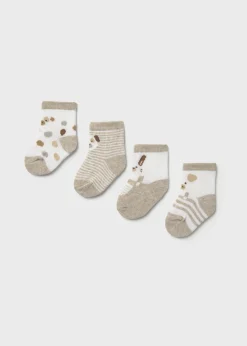 Set 4 calzini animali neonato^Mayoral Flash Sale