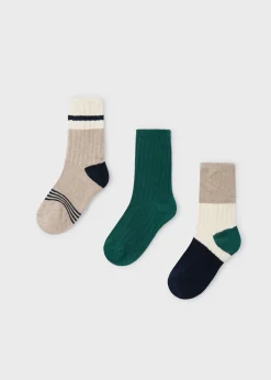 Set 3 calzini blocchi colore bambino^Mayoral Best Sale