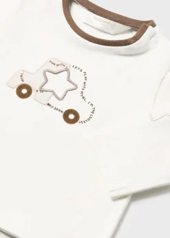 Set 2 magliette stampate neonato^Mayoral Sale