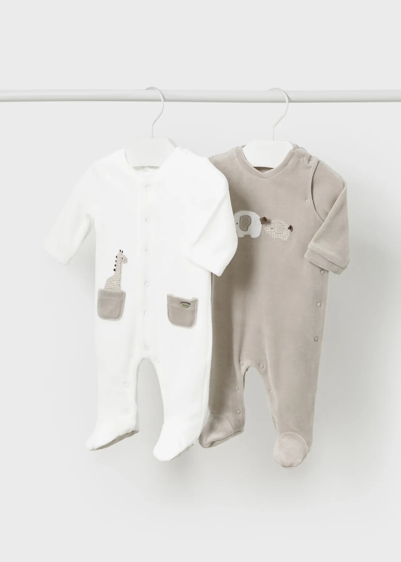 Set 2 pagliaccetti ciniglia neonato^Mayoral New