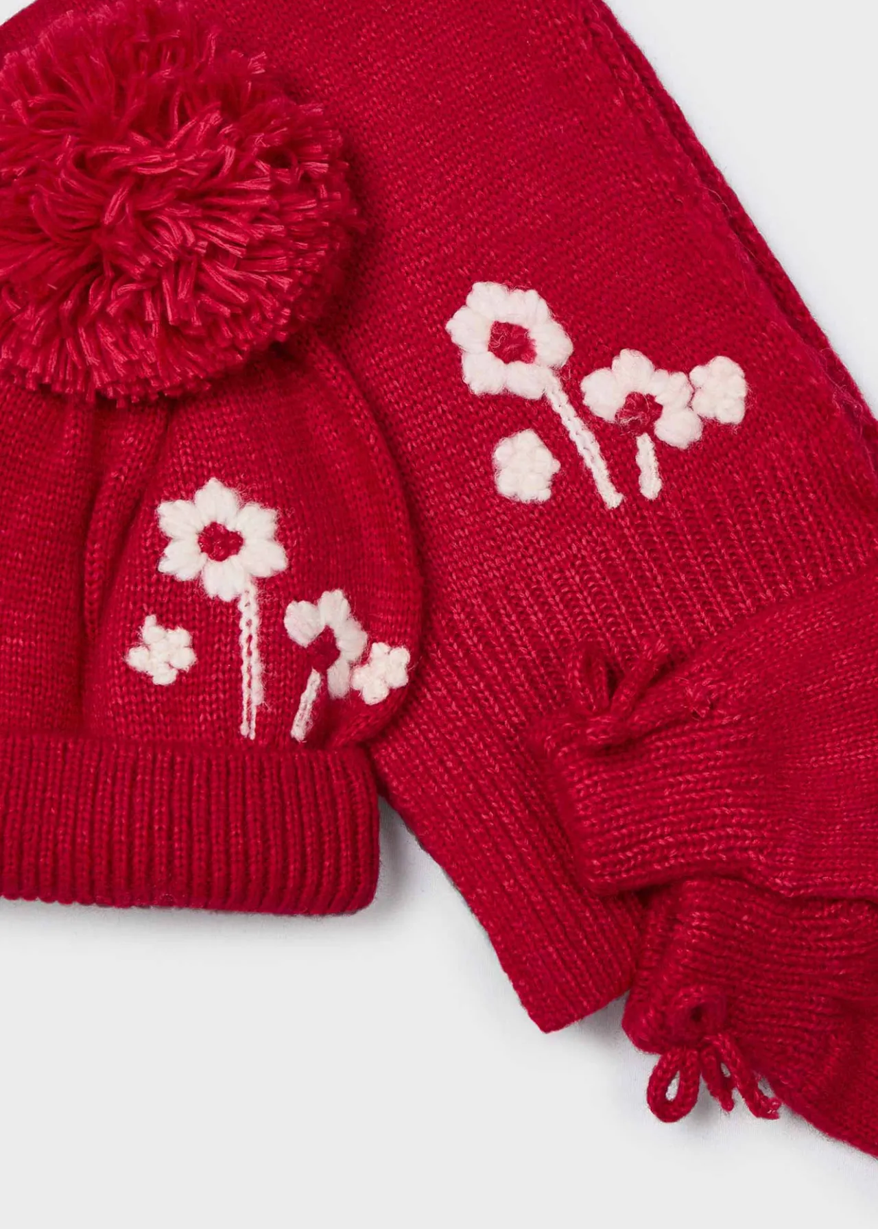 Set 3 pezzi sciarpa fiore bambina^Mayoral Fashion