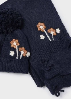 Set 3 pezzi sciarpa fiore bambina^Mayoral Best