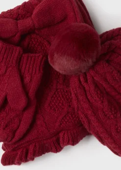Set 3 pezzi sciarpa neonata^Mayoral Flash Sale