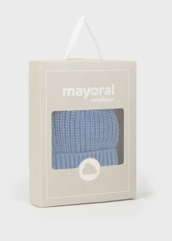 Set cappello e manopole in maglia neonato^Mayoral Cheap