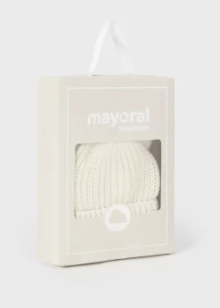 Set cappello e manopole in maglia neonato^Mayoral Flash Sale