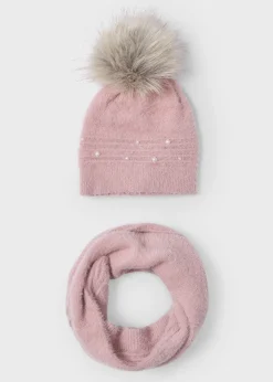 Set cappello e scaldacollo bambina^Mayoral Discount