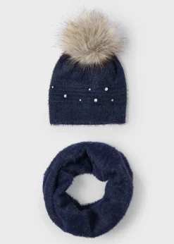 Set cappello e scaldacollo bambina^Mayoral New
