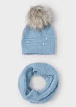 Set cappello e scaldacollo bambina^Mayoral New