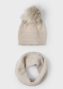 Set cappello e scaldacollo bambina^Mayoral New