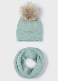 Set cappello e scaldacollo bambina^Mayoral Cheap