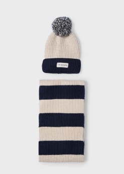 Set cappello e sciarpa righe bambina^Mayoral Sale