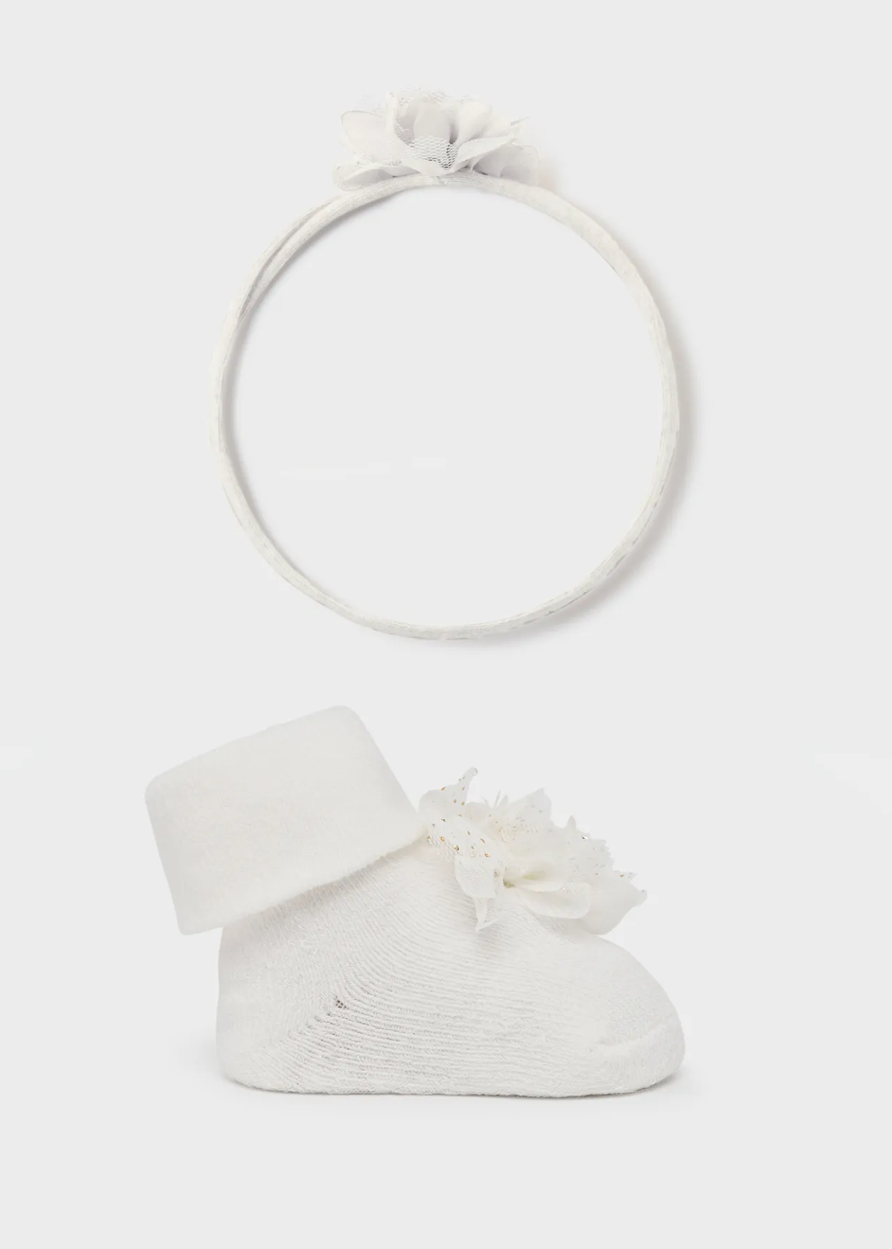 Set fascia e calzini fiore neonata^Mayoral Shop