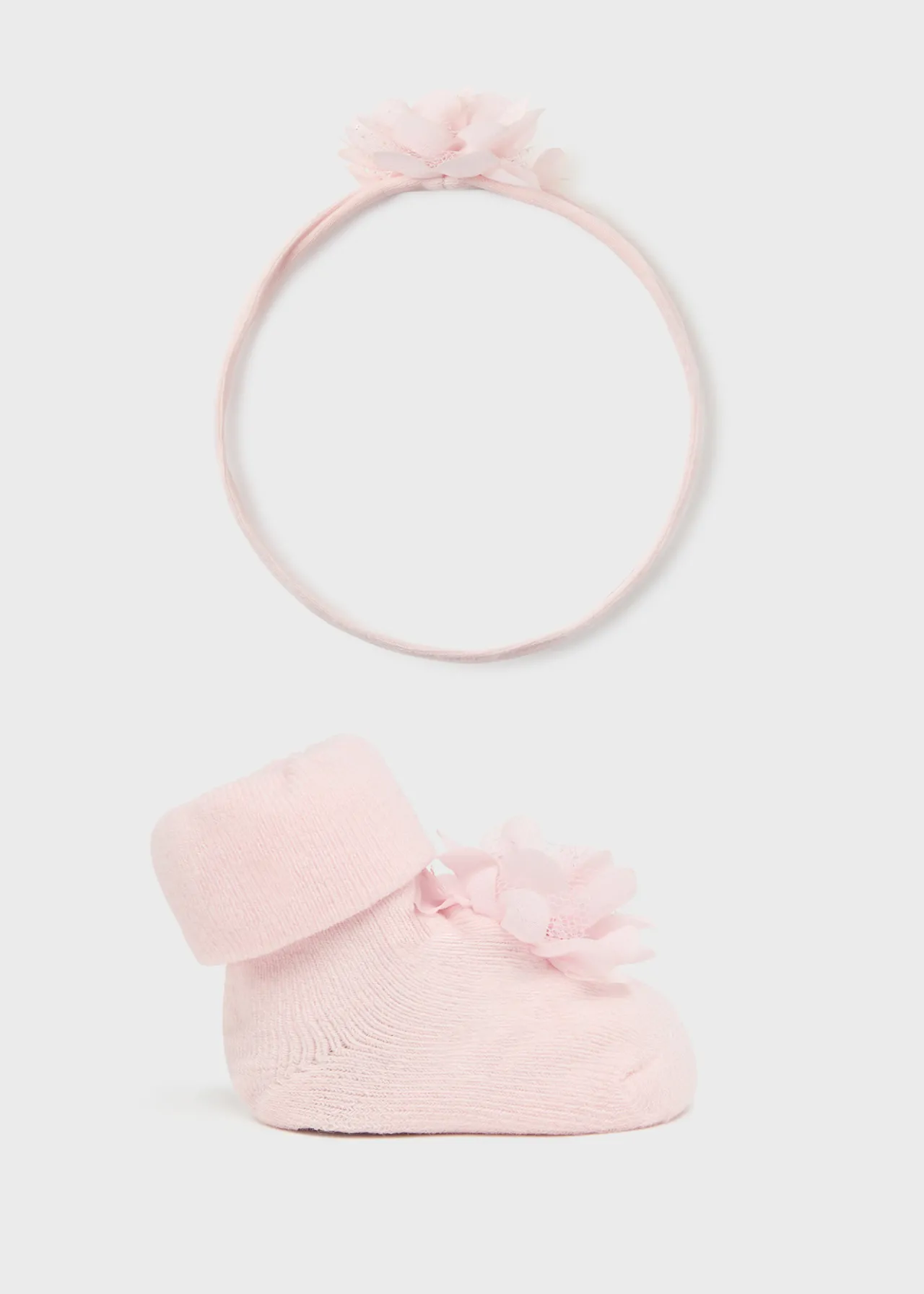 Set fascia e calzini fiore neonata^Mayoral Fashion