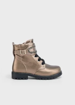 Stivaletti biker glitter bambina^Mayoral Discount