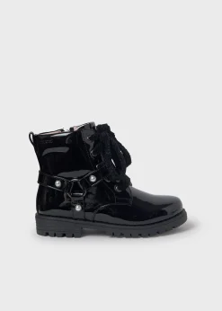Stivaletti biker vernice bambina^Mayoral Outlet