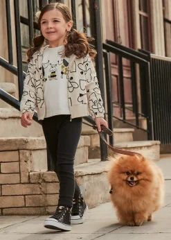 Tuta 2 pantaloni cuori bambina^Mayoral New