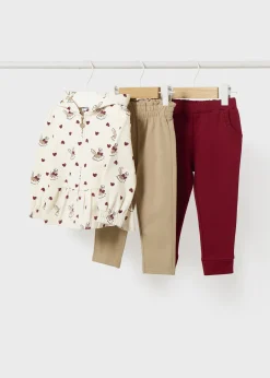 Tuta 2 pantaloni cuori neonata^Mayoral Best Sale