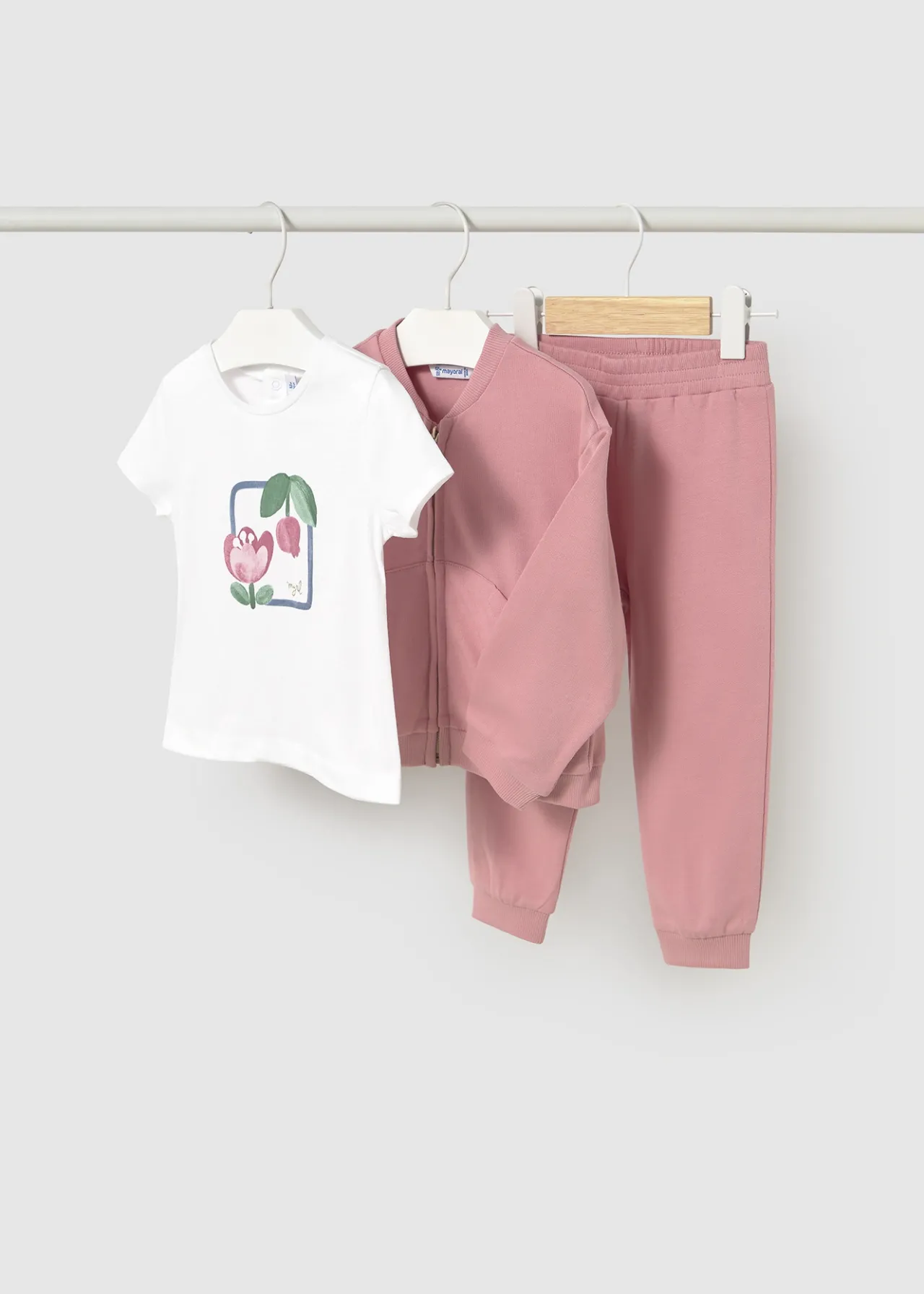 Tuta 3 pezzi con maglietta neonata^Mayoral Flash Sale