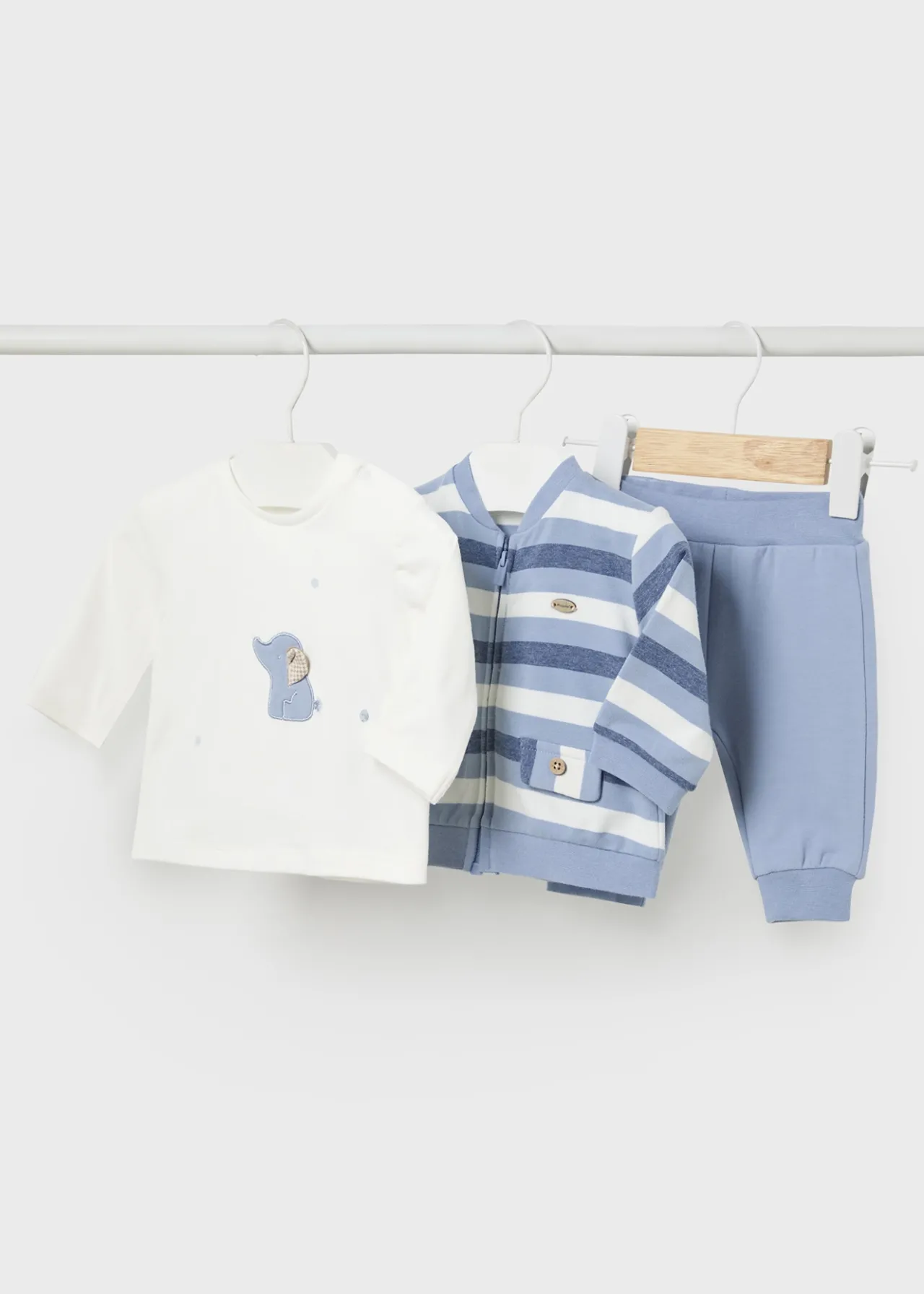 Tuta 3 pezzi righe neonato^Mayoral Best Sale