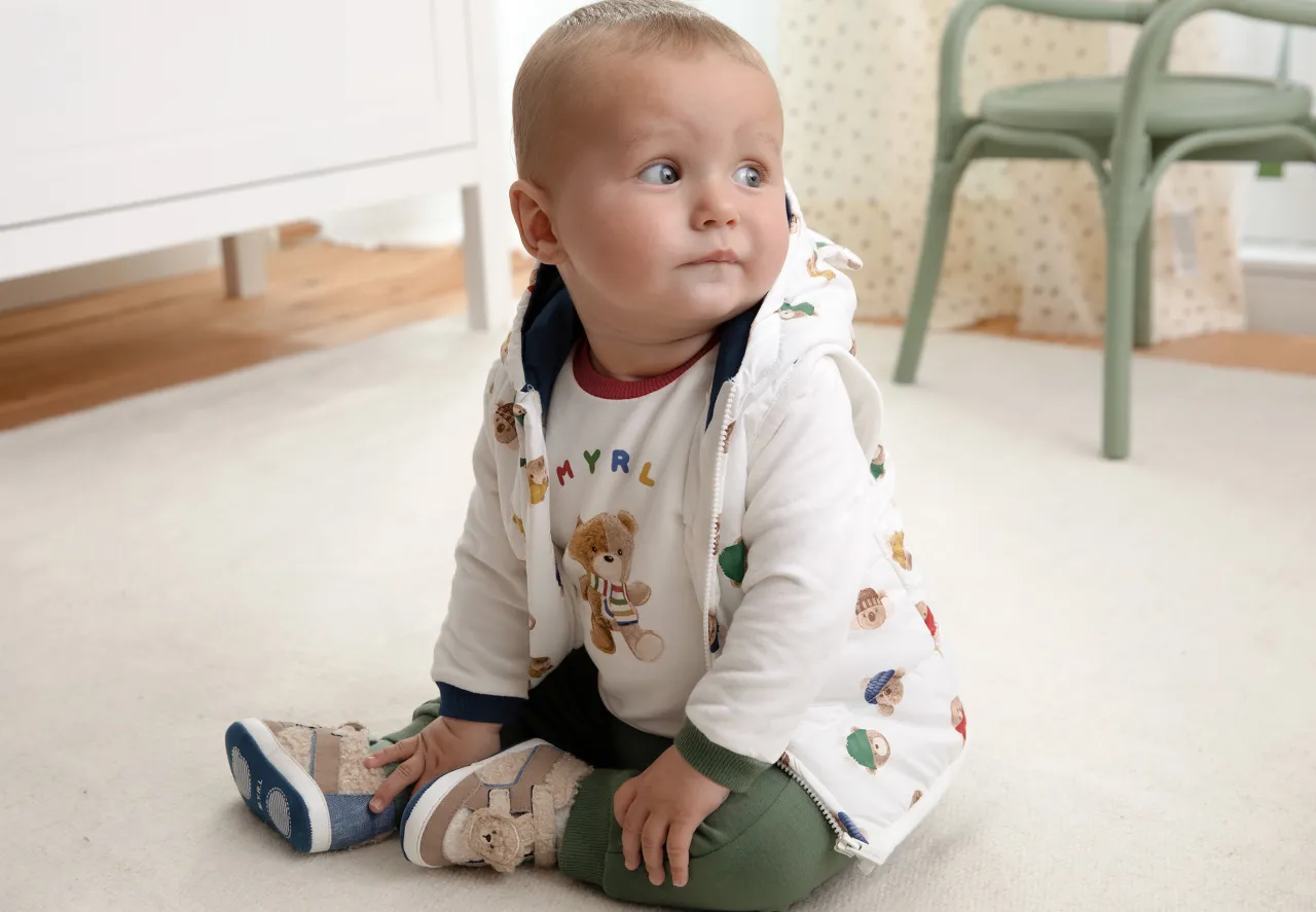 Tuta con gilet stampato neonato^Mayoral Cheap