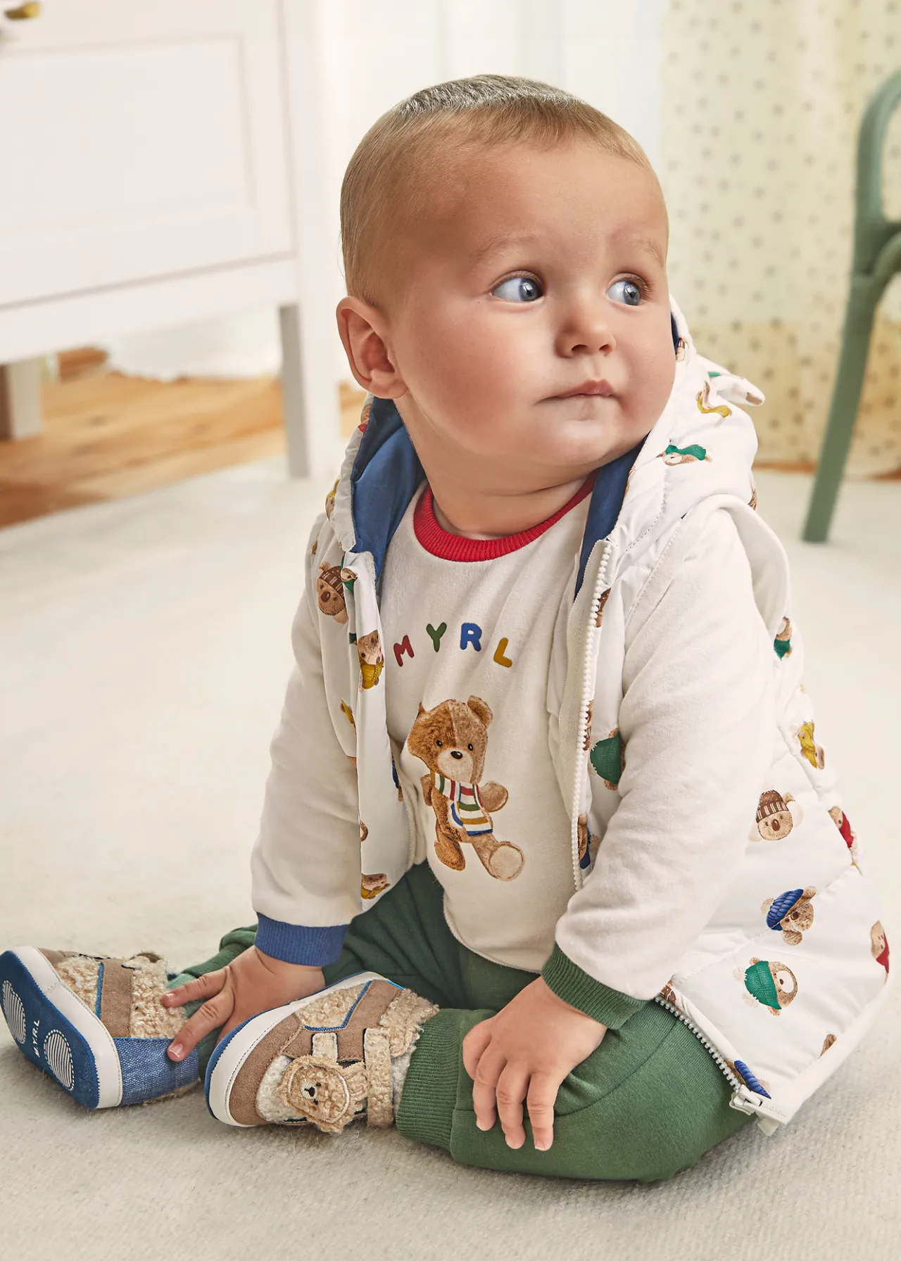 Tuta con gilet stampato neonato^Mayoral Cheap