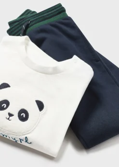 Tuta con maglietta panda neonato^Mayoral Online