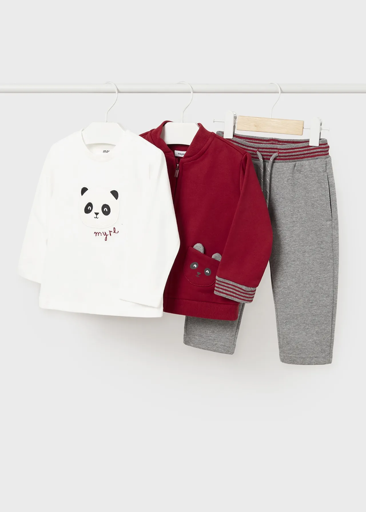 Tuta con maglietta panda neonato^Mayoral Cheap