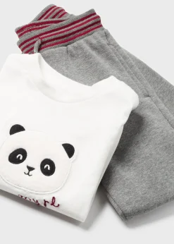 Tuta con maglietta panda neonato^Mayoral Cheap