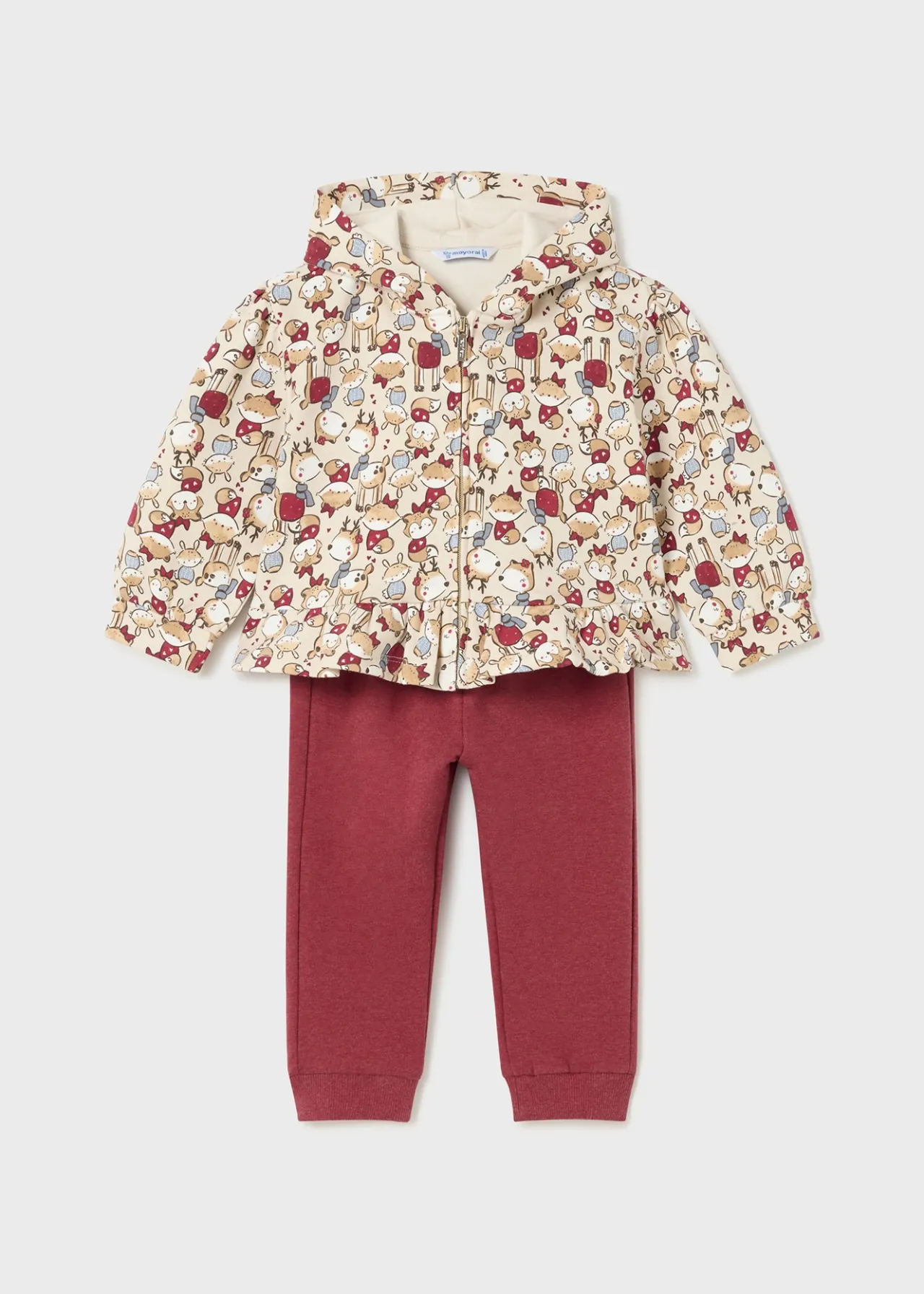 Tuta felpa stampata neonata^Mayoral Fashion