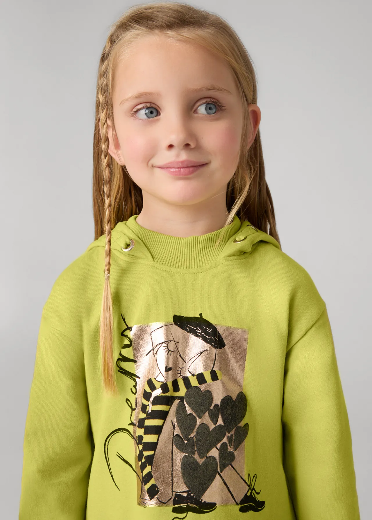 Vestito cappuccio casual bambina^Mayoral Store