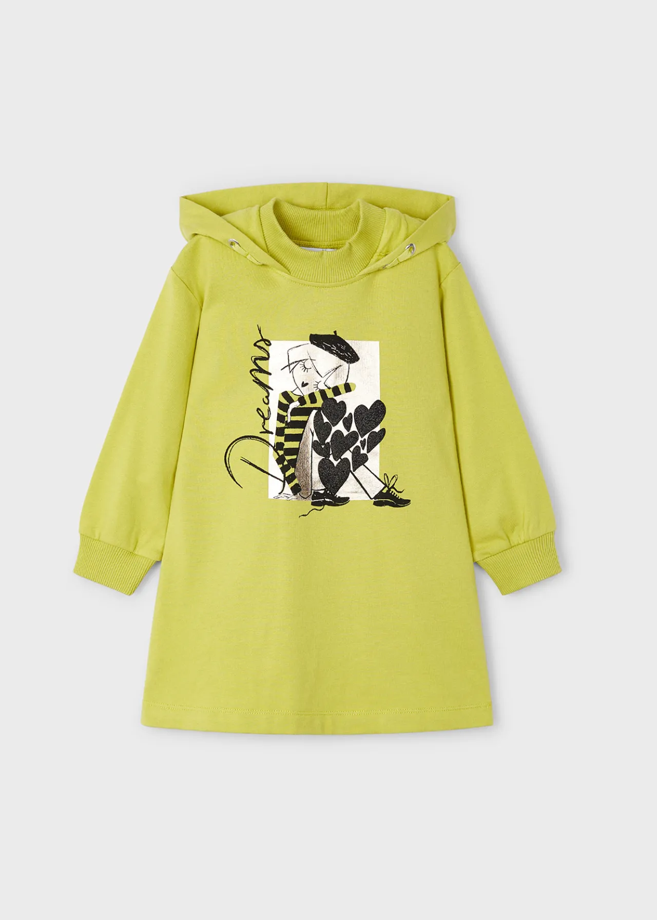 Vestito cappuccio casual bambina^Mayoral Store