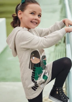 Vestito cappuccio casual bambina^Mayoral Cheap