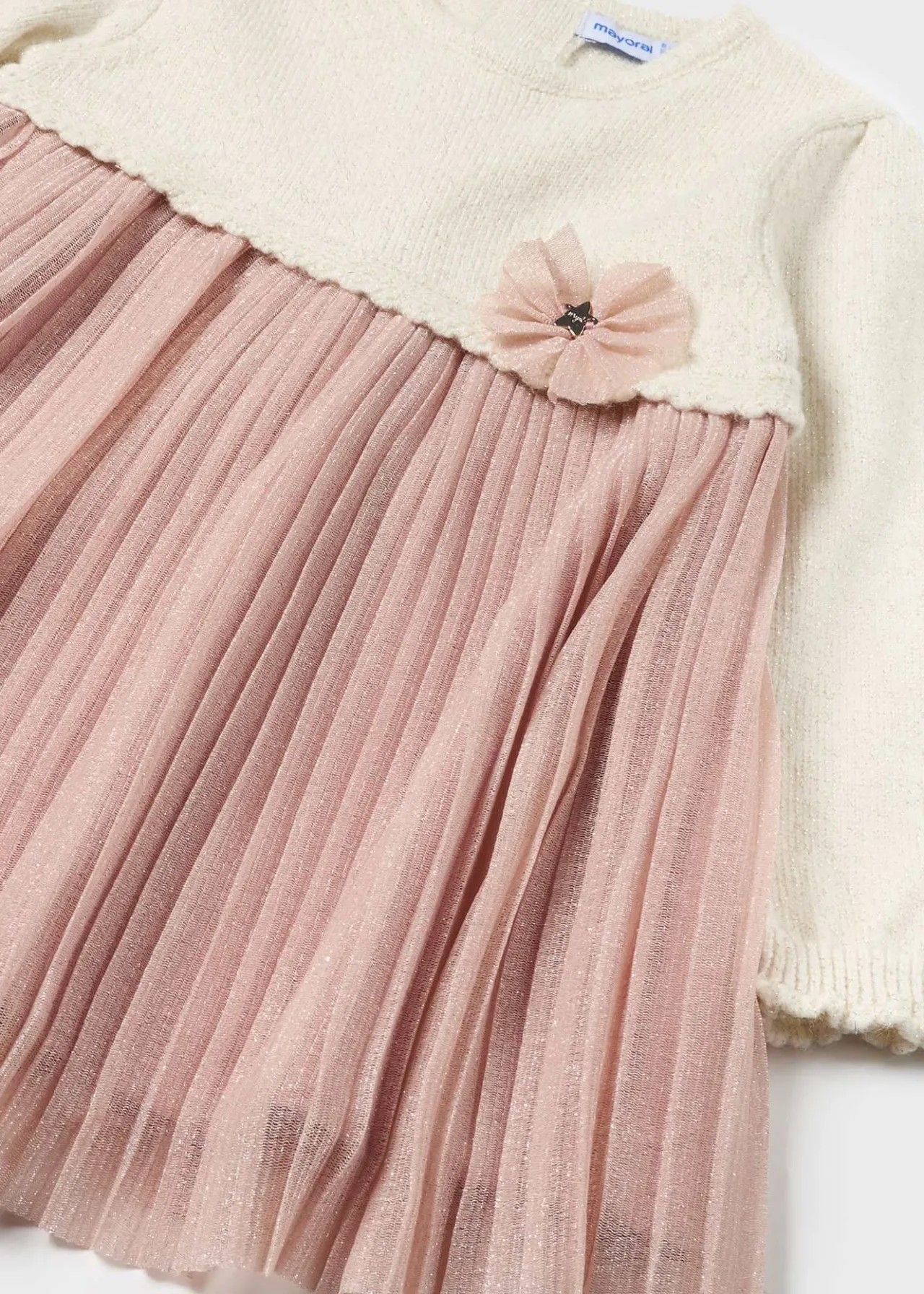 Vestito combined plissettato beneonata^Mayoral Clearance