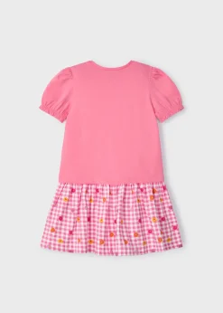 Vestito combined quadri vichy bambina^Mayoral Hot
