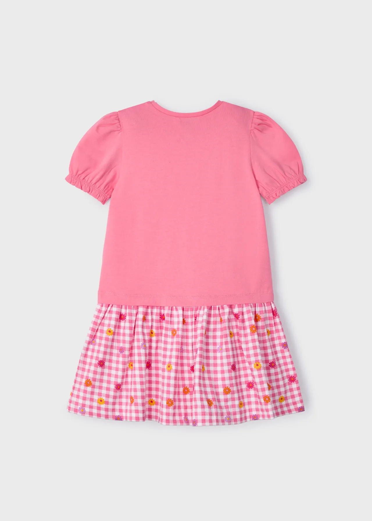 Vestito combined quadri vichy bambina^Mayoral Hot