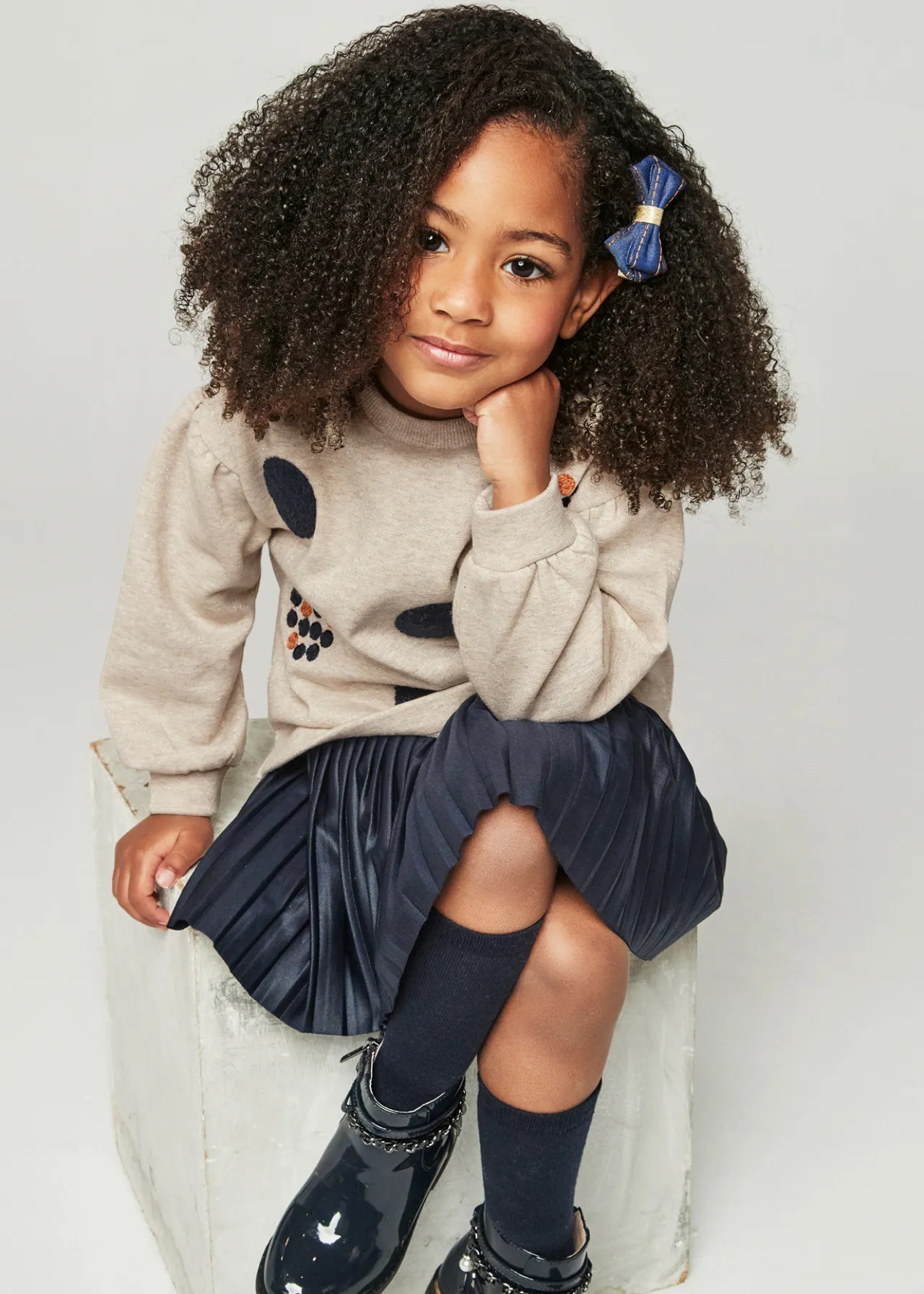 Vestito con felpa bambina^Mayoral Sale