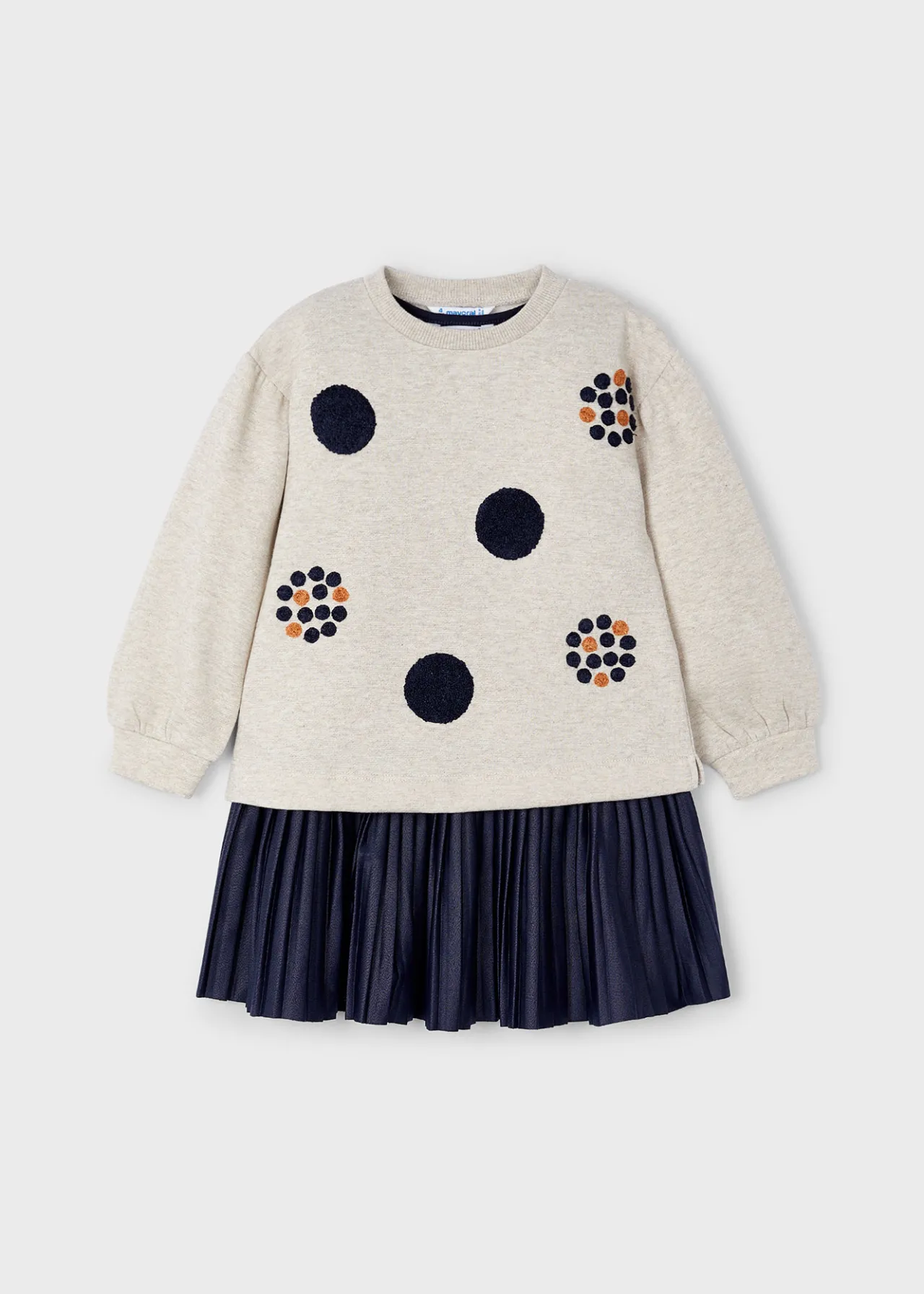 Vestito con felpa bambina^Mayoral Sale