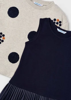 Vestito con felpa bambina^Mayoral Sale