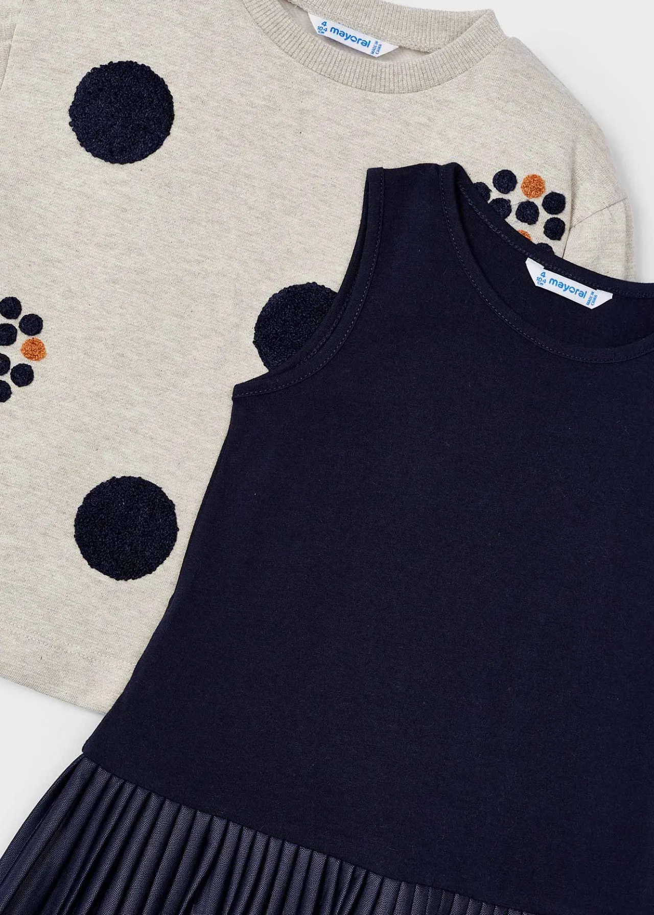 Vestito con felpa bambina^Mayoral Sale