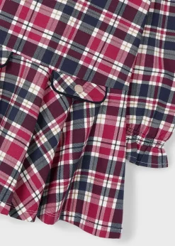 Vestito felpato quadri bambina^Mayoral Discount