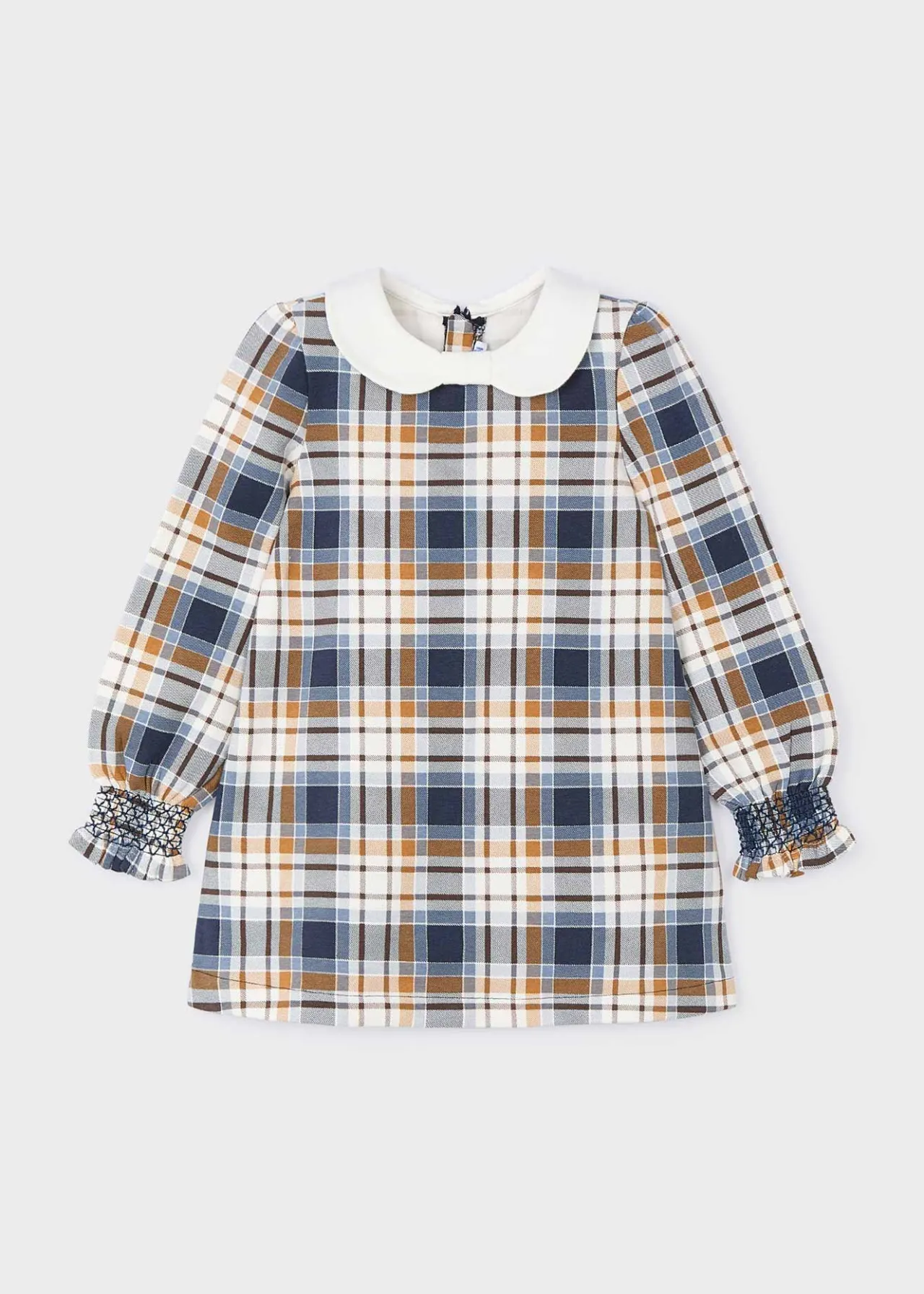 Vestito felpato quadri bambina^Mayoral Cheap