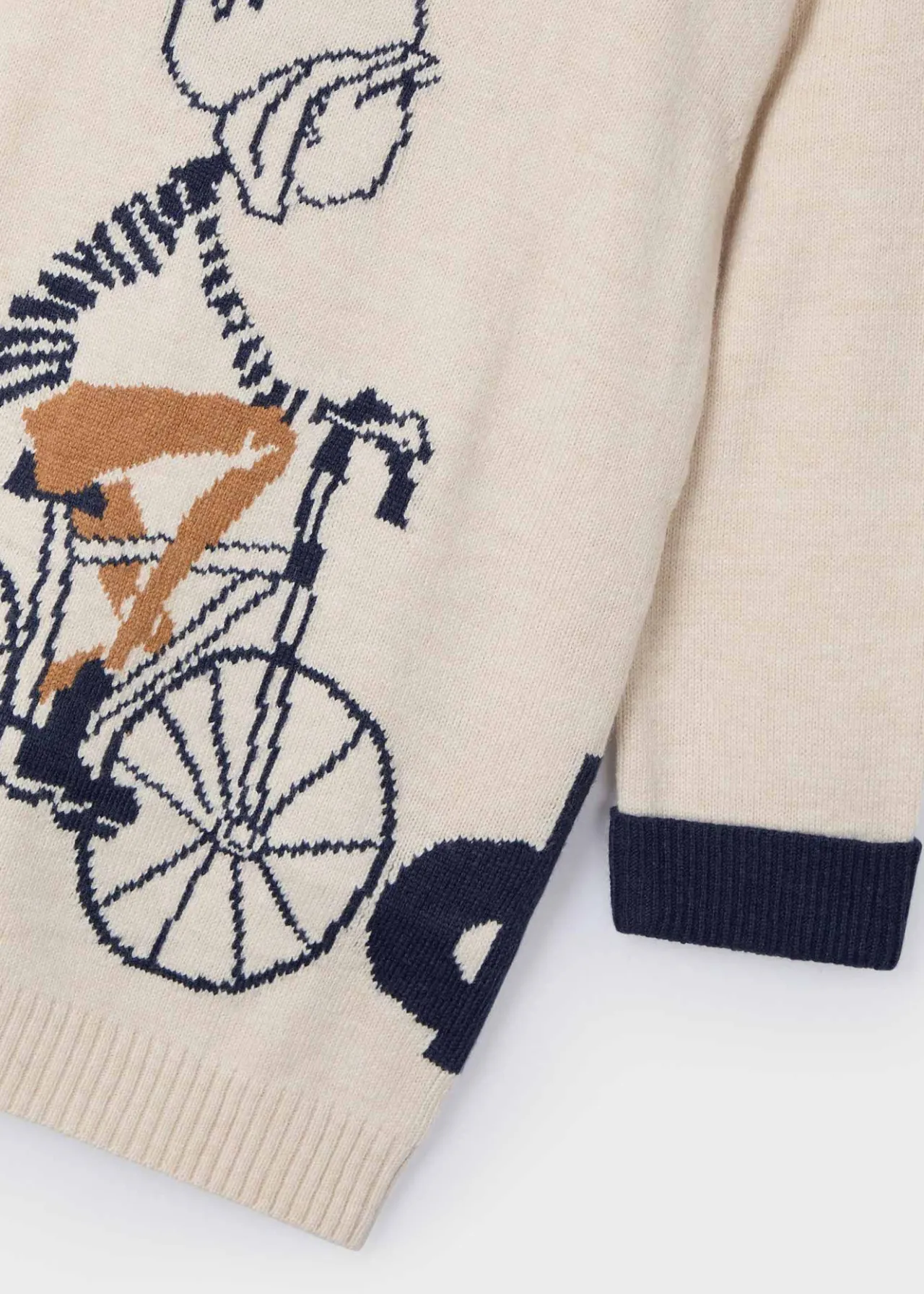 Vestito in maglia bicicletta bambina^Mayoral Discount